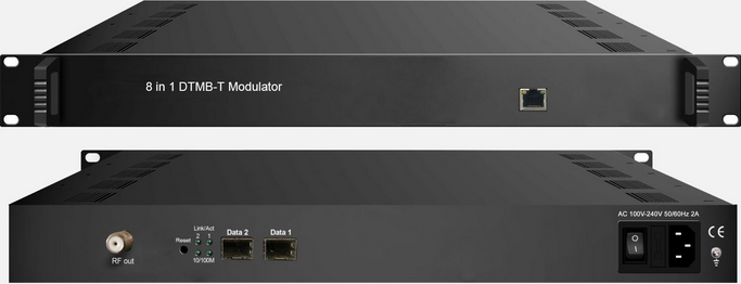 NDS3308M 8路IP復用加擾DTMB調制器