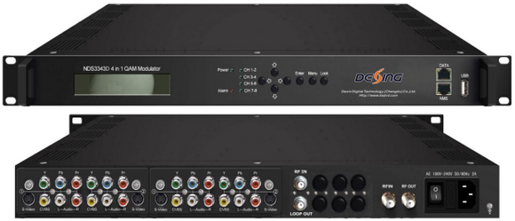 NDS3343D-E 4合 1 復用加擾編碼QAM調(diào)制
