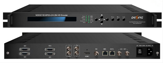 NDS3211B單路MPEG-2、MPEG-4 AVC/H.264高清編碼器